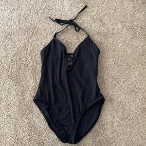 La Blanca black strappy back One Piece